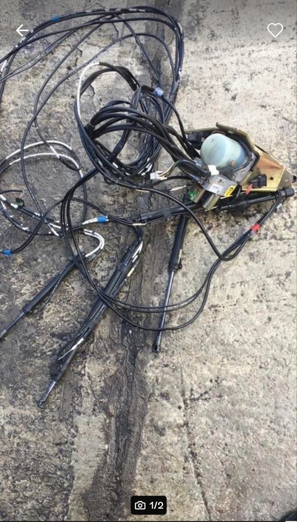 Opel Astra G Cabrio Hydraulisch Systeem Pomp Cilinder Kabel, Auto-onderdelen, Ophalen, Gebruikt, Opel