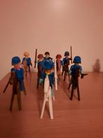 Playmobil soldaten met paarden western, Ophalen of Verzenden, Gebruikt, Los playmobil