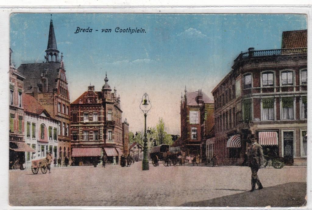 Breda-van Coothplein 1924, Verzenden, 1920 tot 1940, Gelopen, Noord-Brabant