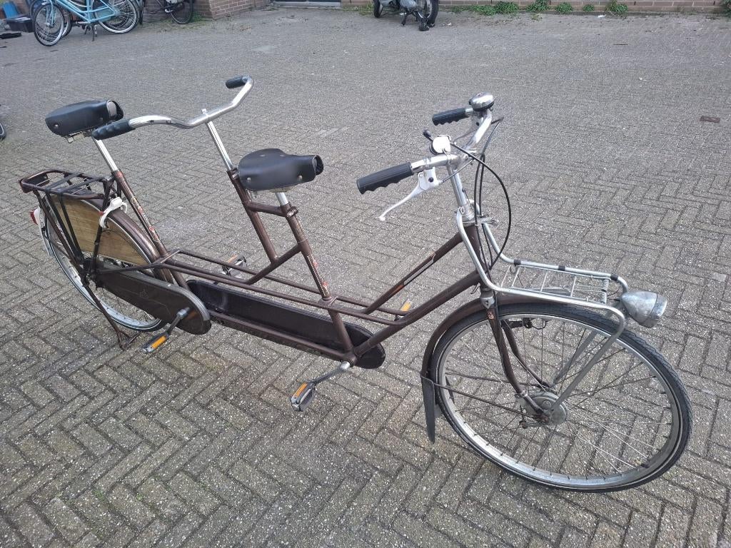 Gazelle Tandem, Fietsen en Brommers, Fietsen | Tandems, Ophalen, Minder dan 10 versnellingen, Gebruikt, 55 cm of meer