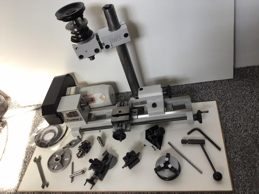 Draaibank met freeskolom emco, Ophalen of Verzenden, Zo goed als nieuw, Metaaldraaibank