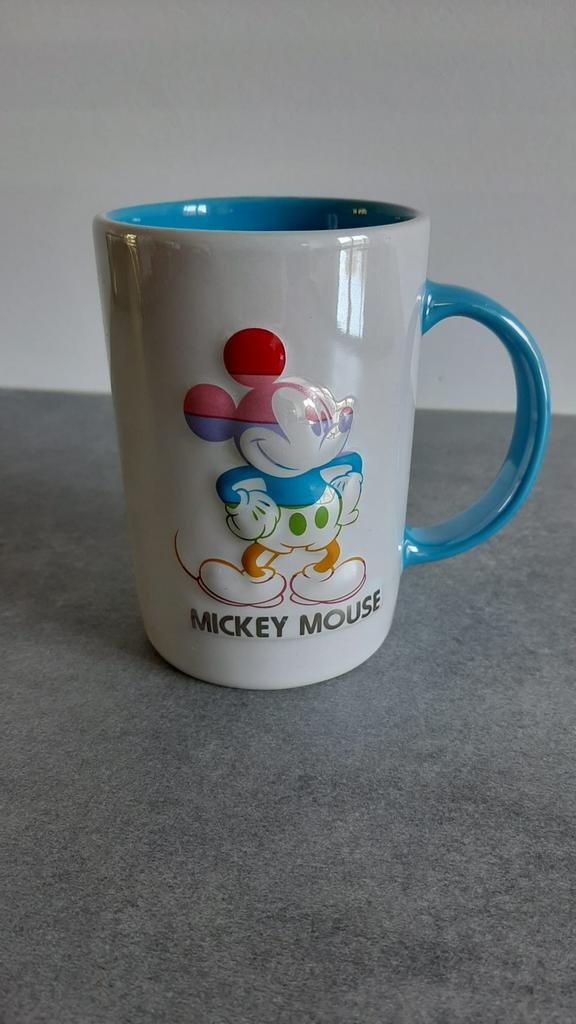 Disney mok Mickey Mouse regenboog parelmoer Disneyland, Ophalen of Verzenden, Mickey Mouse, Zo goed als nieuw, Servies