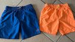 Zwembroek, shorts blauw en oranje maat 152, netjes, Kinderen en Baby's, Kinderkleding | Maat 152, Ophalen of Verzenden, Gebruikt