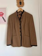 Vintage wollen MARK blazer maat 42 - Nieuwstaat, Eu, Bruin, Eu, Maat 42/44 (L)