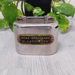 vintage spaarpot Spaarbank Vlaardingen, zonder sleutel, Ophalen of Verzenden, Gebruikt, Metaal of Blik, Overige thema's