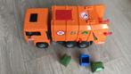 Bruder vuilniswagen TGA + 3 vuilcontainers, Ophalen of Verzenden, Zo goed als nieuw