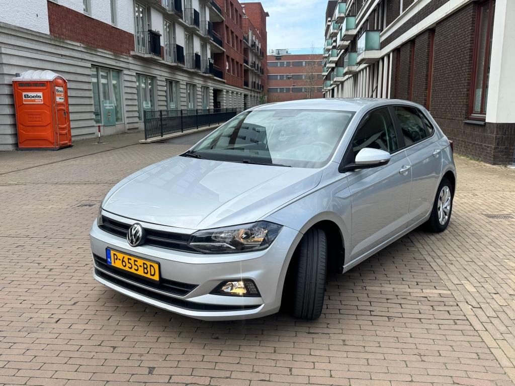 Volkswagen Polo 1.0 TGI 90pk 2019 Grijs, Auto's, Volkswagen, Voorwielaandrijving, Stof, CNG (Aardgas), 1175 kg