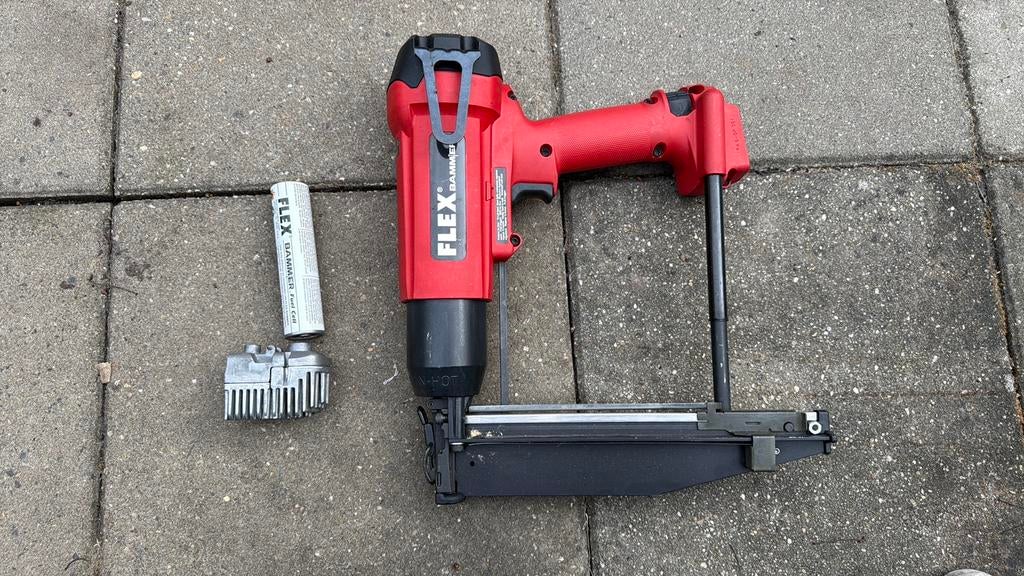 FLEX BAMMER GAS TACKER, Ophalen of Verzenden, Gebruikt