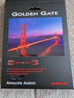 AudioQuest Golden Gate RCA stereo Interlink 2 meter., Ophalen of Verzenden, Nieuw