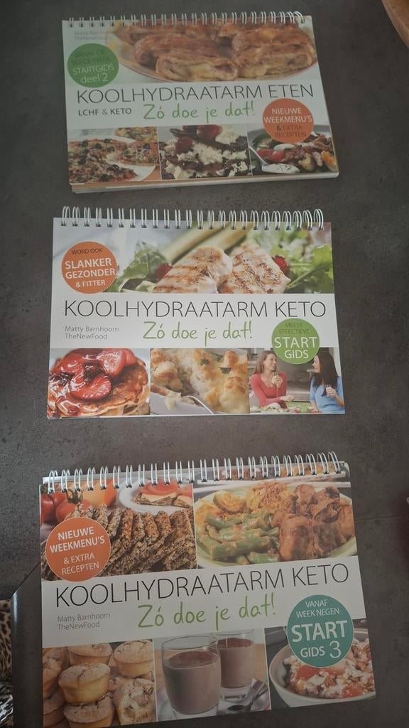 Koolhydraatarm Keto: Startgidsen 1, 2 en 3 (TheNewFood), Ophalen of Verzenden
