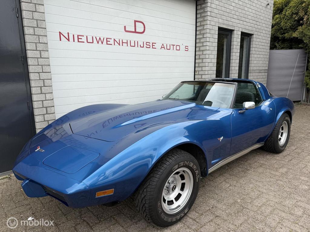 Chevrolet Corvette C3 Targa 5.7 V8, 88.920 miles, APK-vrij!, Auto's, Oldtimers, Automaat, Achterwielaandrijving, Zwart, Chevrolet
