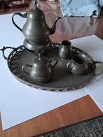 Tinnen Verzameling: Theeservies, Schalen & Bureauacc, Ophalen