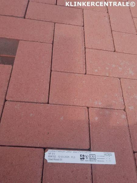 137m2 rood betonklinkers keiformaat straatstenen bkk bss