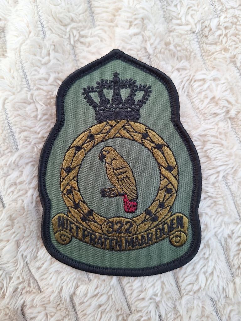 Klu embleem, Verzamelen, Ophalen of Verzenden, Luchtmacht, Nederland, Embleem of Badge