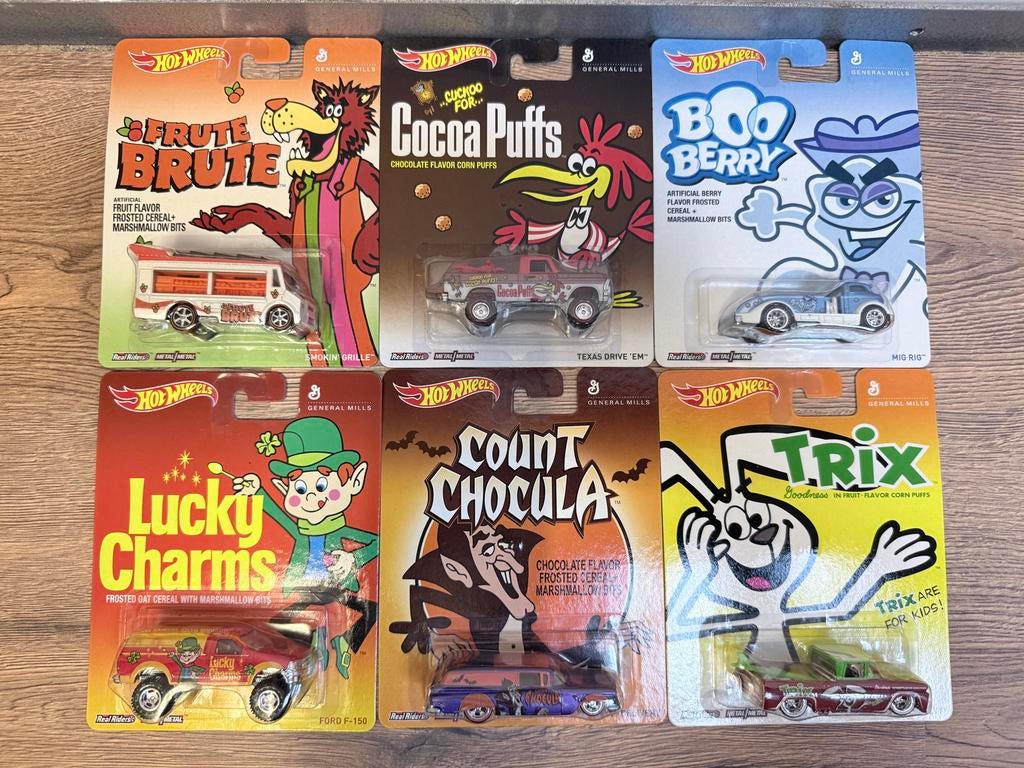 Hot Wheels general mills set, Ophalen of Verzenden, Nieuw, Auto's