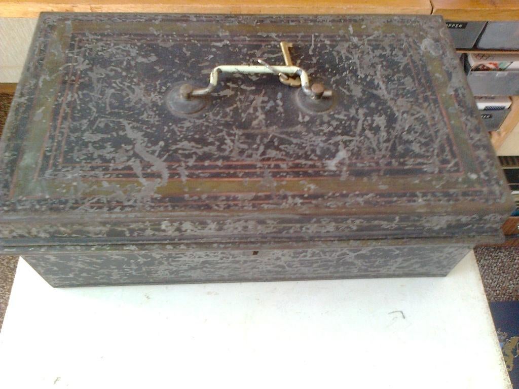 metalen kistje 29x17x11h_ h, Ophalen of Verzenden, Minder dan 50 cm, Minder dan 50 cm, Minder dan 50 cm