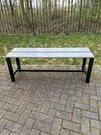 steigershouten tuinbankje te koop in de kleur grijs, Ophalen of Verzenden, Zo goed als nieuw