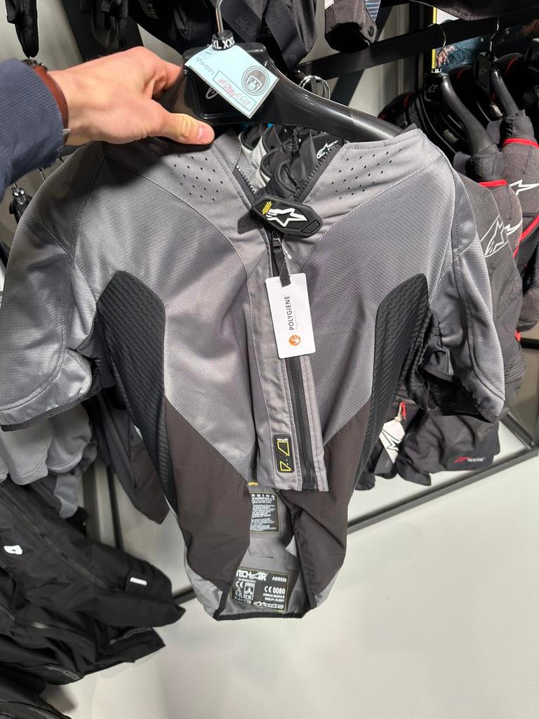 Motor Airbag Tech-Air 5, Laatste maten: M, L, XL en XXL, Motoren, Kleding | Motorkleding, Ophalen, Nieuw met kaartje, Jas | textiel