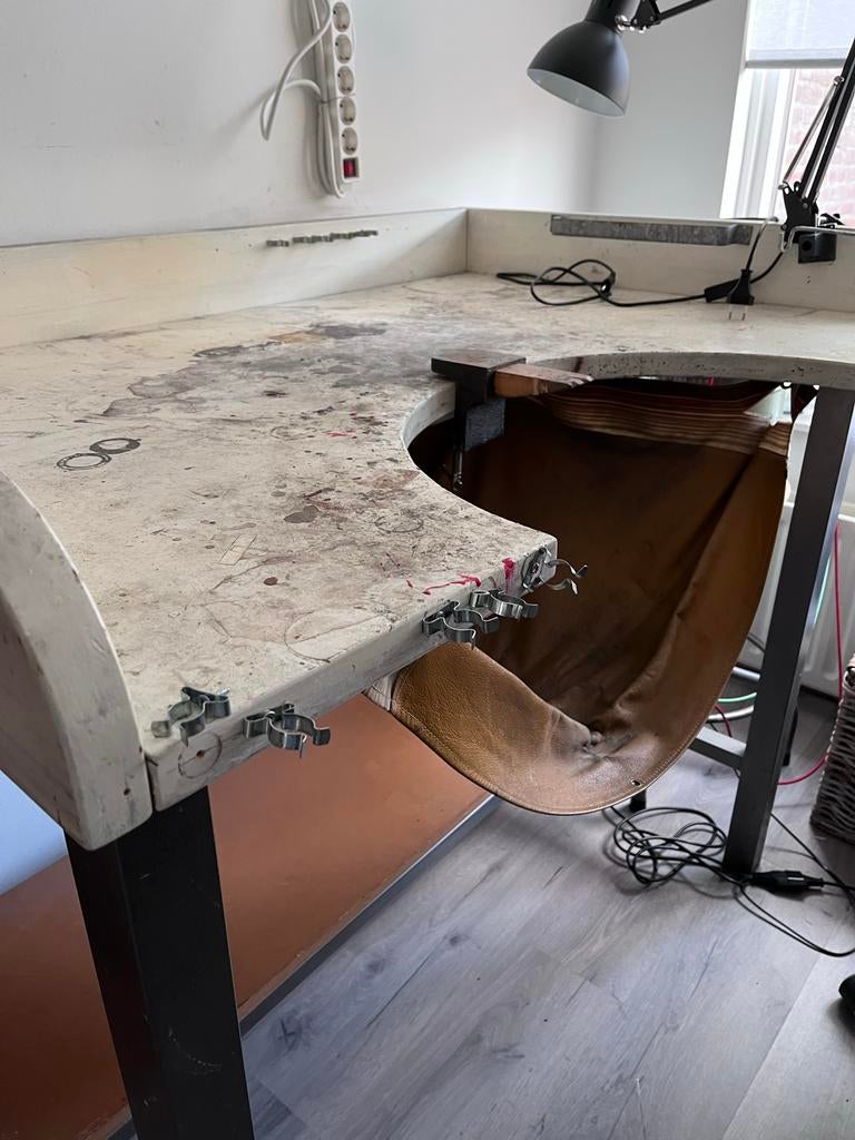 Stavelij / Werkbank L126xB80xH93, Doe-het-zelf en Verbouw, Werkbanken, Ophalen, Gebruikt, 120 tot 170 cm