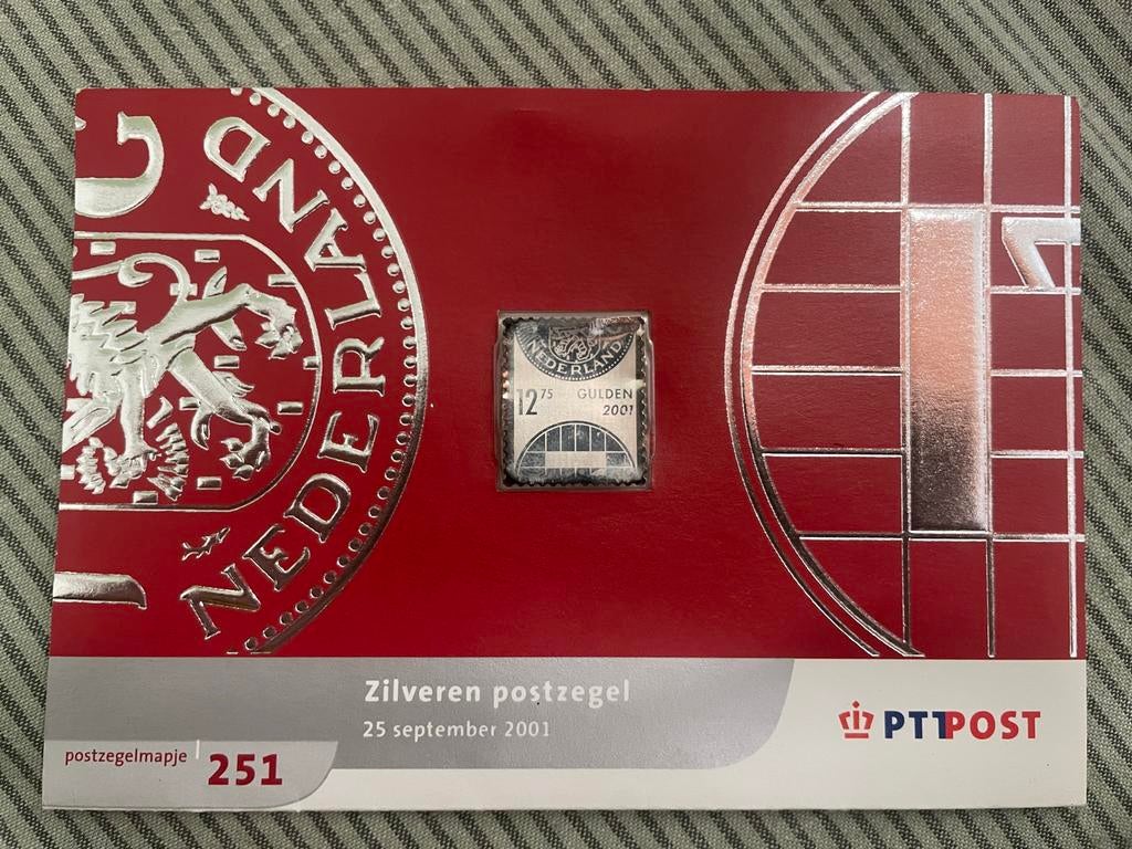 Zilveren Postzegel 2001 - PTT Post - Postfris, Ophalen of Verzenden, Na 1940, Postfris