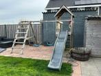 Speeltoestel met 2 schommels, Ophalen, Gebruikt, Klimnet