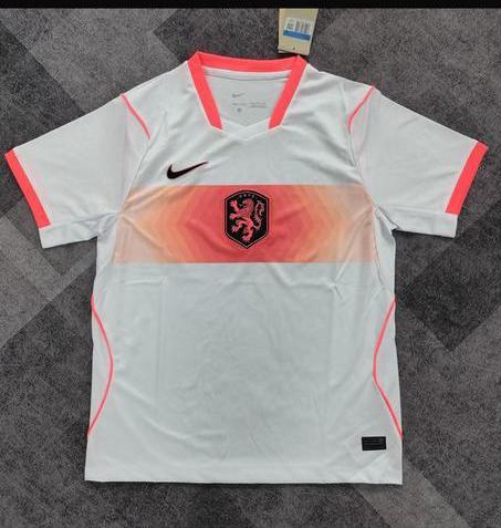 uitshirt nederlands elftal wit oranje, Sport en Fitness, Voetbal, Maat L, Ophalen of Verzenden, Nieuw, Shirt