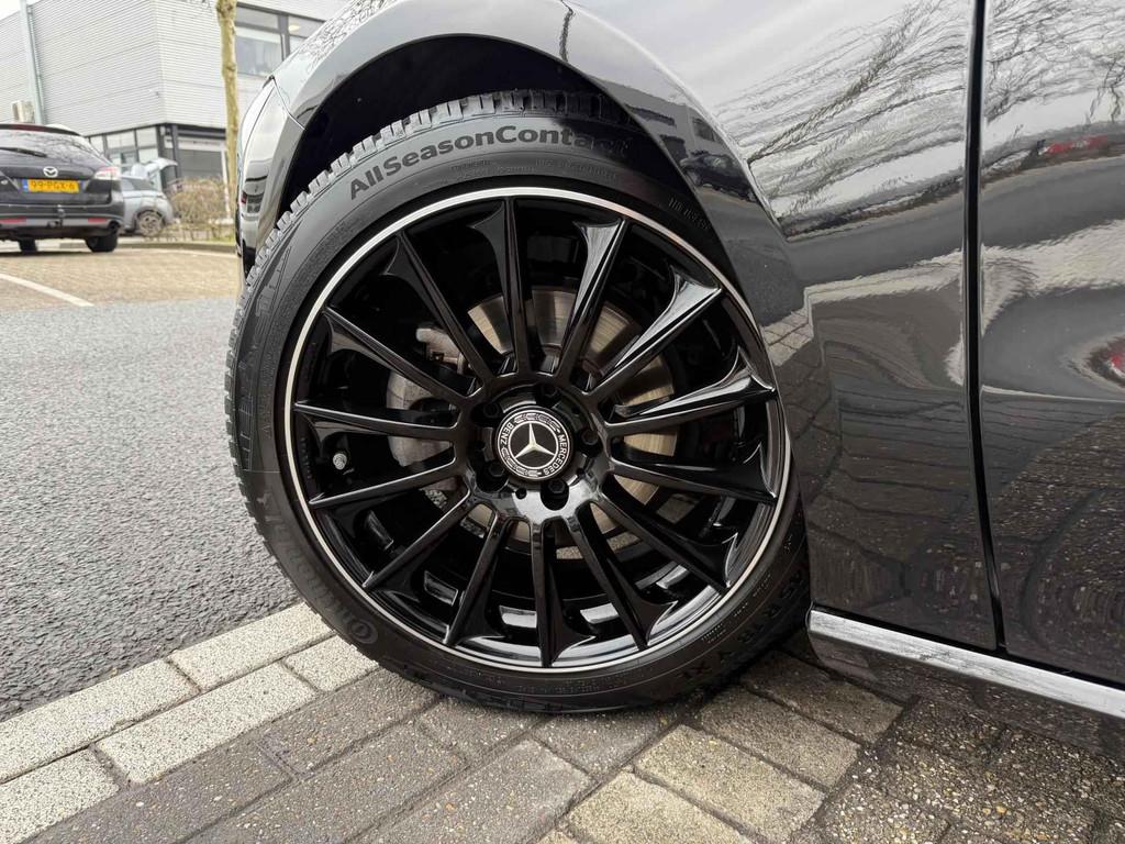 Mercedes-Benz CLA-klasse AMG LMV18/CAM/NAVI/NIGHT/VIRTU/PANO, Gebruikt, 4 cilinders, Leder en Stof, Zwart