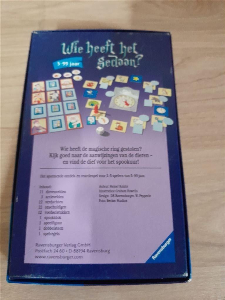 wie heeft het gedaan - s4302, Hobby en Vrije tijd, Gezelschapsspellen | Bordspellen, Verzenden, Zo goed als nieuw