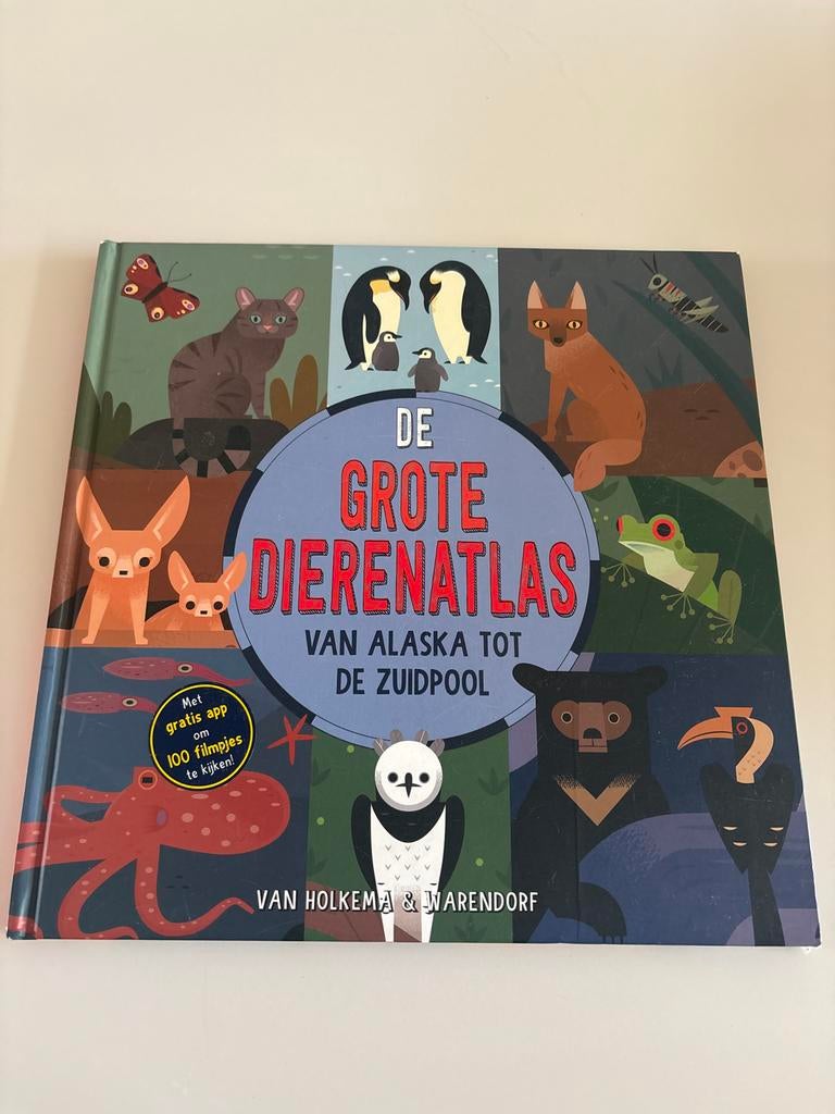 Anne McRae - De grote dierenatlas, Boeken, Kinderboeken | Jeugd | onder 10 jaar, Non-fictie, Ophalen of Verzenden, Zo goed als nieuw