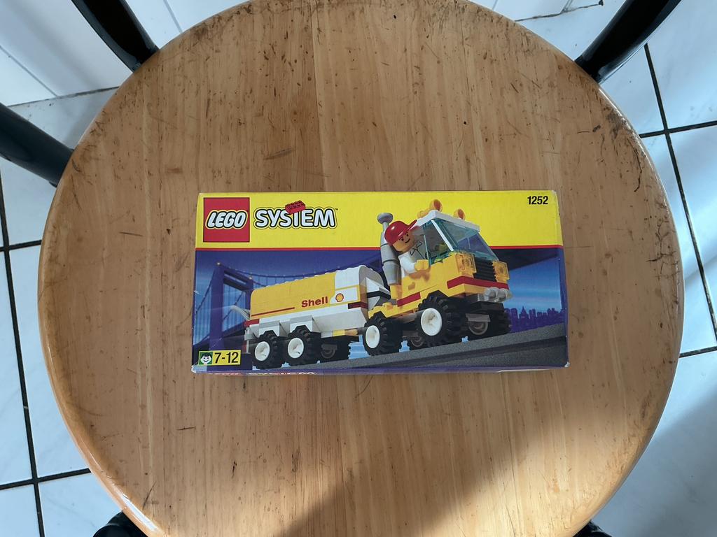 Vintage shell lego systeem in ongeopende doos nr.1252 7/12jr, Ophalen of Verzenden, Nieuw