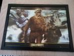Poster Call of Duty, Gebruikt, Met lijst, Ophalen of Verzenden, A1 t/m A3