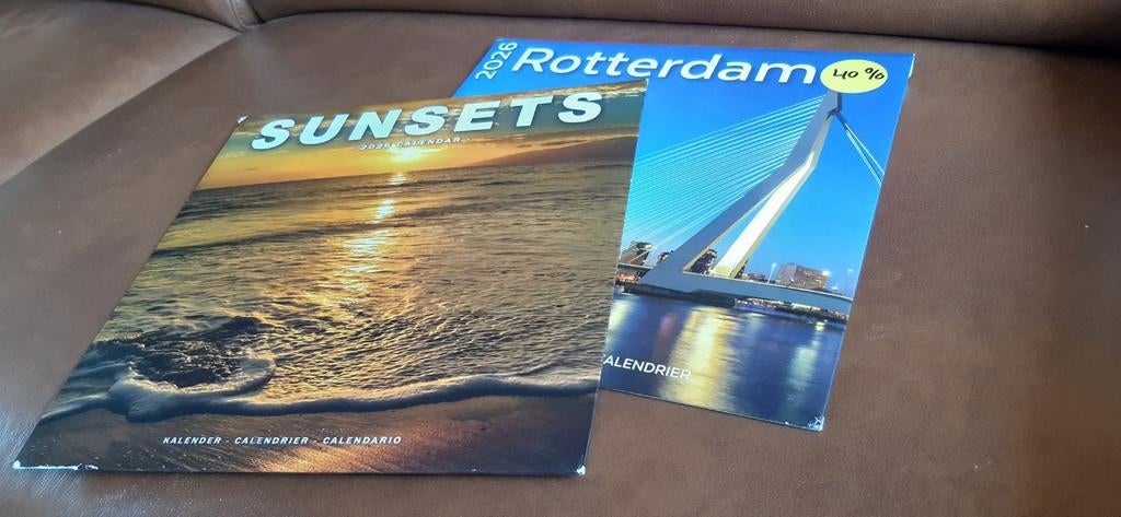 2 kalenders 2026, Ophalen of Verzenden, Maandkalender, Nieuw