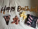 Versiering - 21 jaar, Ophalen of Verzenden, Zo goed als nieuw, Versiering, Verjaardag
