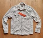 Cast Iron denim spijker jas / zeer dik overhemd shirt L wit, Ophalen of Verzenden, Zo goed als nieuw, Wit, Halswijdte 41/42 (L)