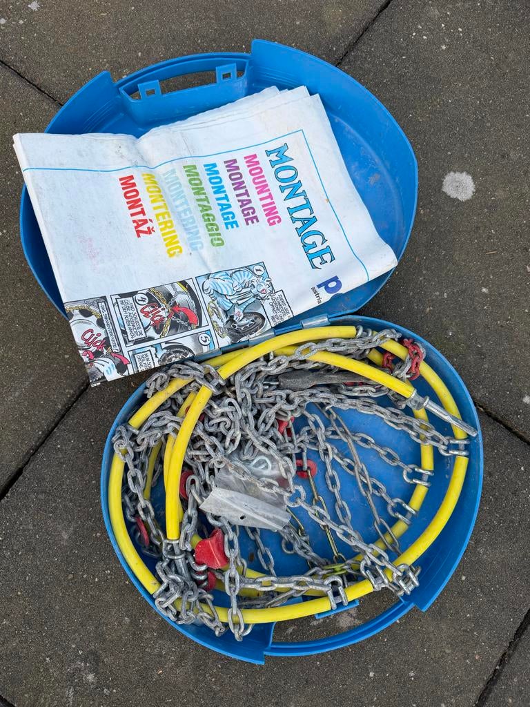 Pewag sneeuwkettingen, Ophalen, Gebruikt