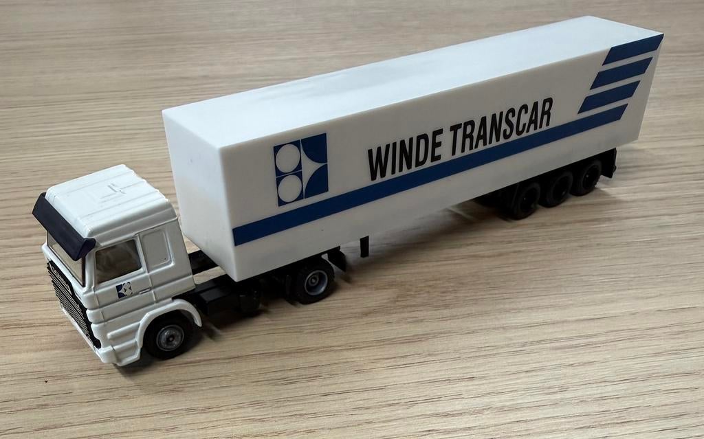 Scania 143M 450 Winde Transcar oplegger EFSI, Hobby en Vrije tijd, Ophalen of Verzenden, Zo goed als nieuw, Bus of Vrachtwagen