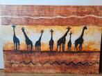 Afrikaans schilderij met giraffen, Ophalen
