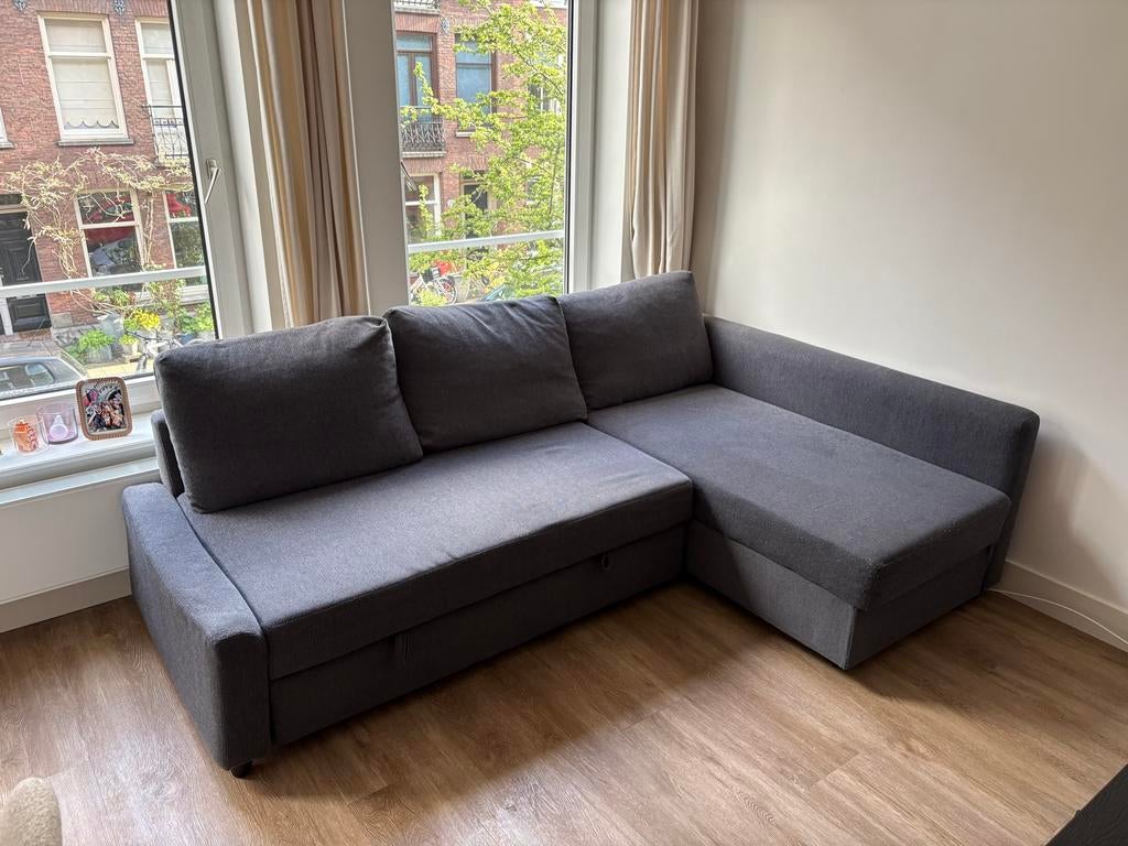 Ikea slaapbank met opbergruimte, Ophalen, Gebruikt, Tweepersoons, Overige maten