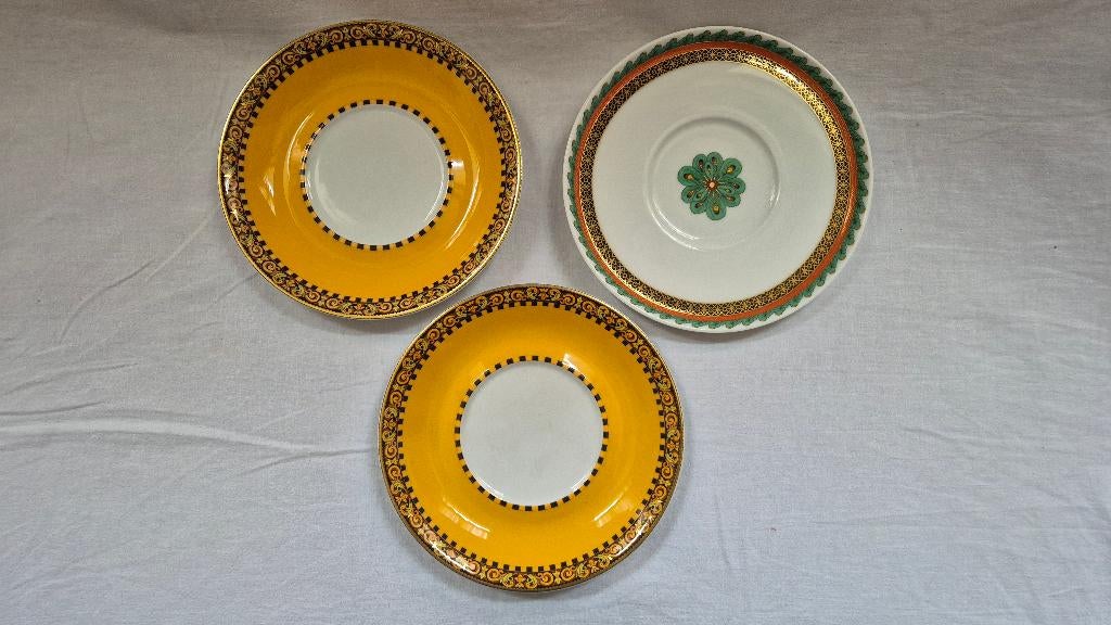 3x Rosenthal Versace bordjes, Huis en Inrichting, Ophalen of Verzenden, Zo goed als nieuw, Bord(en), Overige stijlen