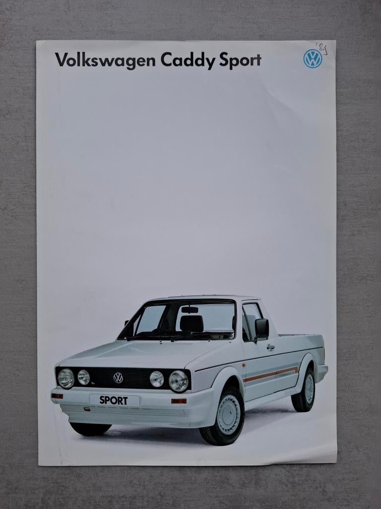 Volkswagen Caddy Sport UK folder, Ophalen of Verzenden, Gelezen, Volkswagen