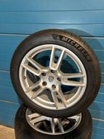Originele Porsche Panamera 19 inch breedset met Zomerbanden, Auto-onderdelen, Banden en Velgen, Gebruikt, 265 mm, Banden en Velgen