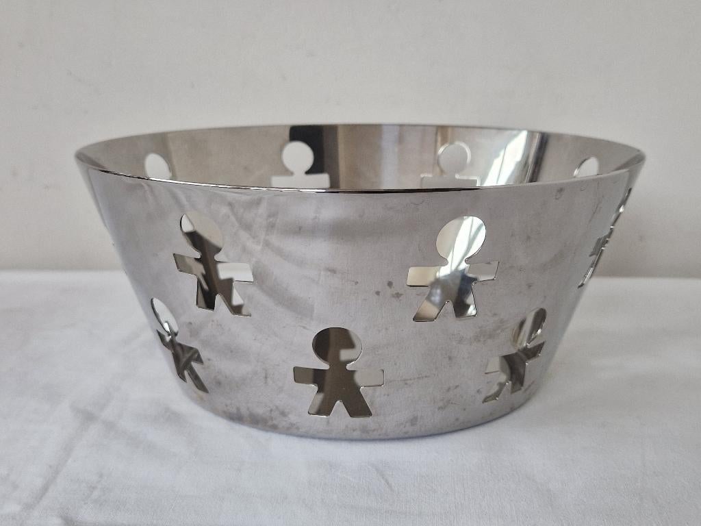 Alessi Girotondo RVS design schaal, Huis en Inrichting, Keuken | Servies, Overige materialen, Ophalen of Verzenden, Overige stijlen