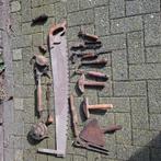 Oude gereedschappen, waaronder een grote zaag, Antiek en Kunst, Antiek | Gereedschap en Instrumenten, Ophalen of Verzenden
