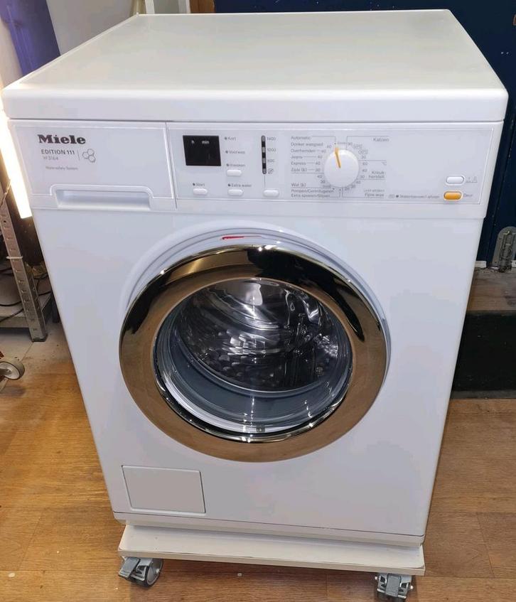 Wasmachine Miele, Witgoed en Apparatuur, Wasmachines, 85 tot 90 cm, 1200 tot 1600 toeren, Handwasprogramma, Ophalen