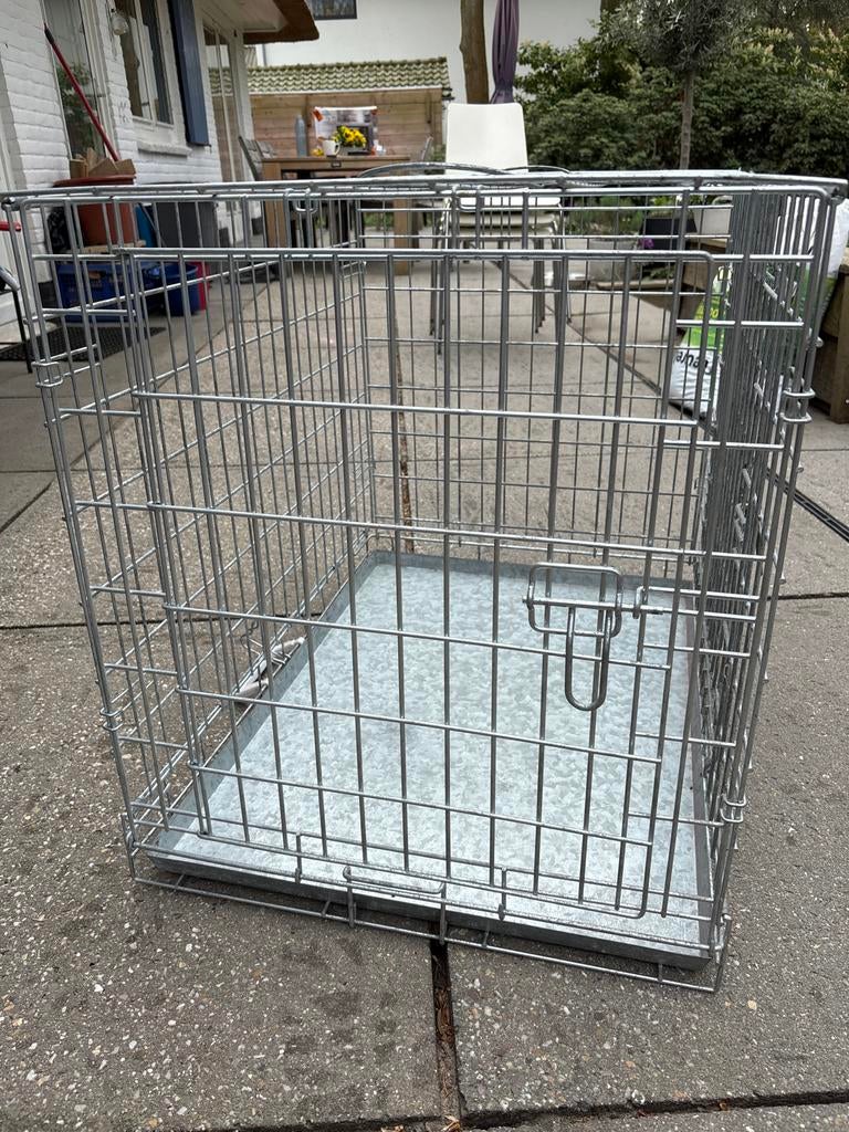 Opvouwbare hondenbench h63 cm x b 53 x d 76 cn, Dieren en Toebehoren, Ophalen, Zo goed als nieuw