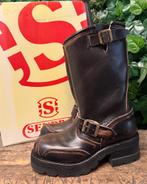 geweldig mooie vintage biker boots van Sendra maat 39