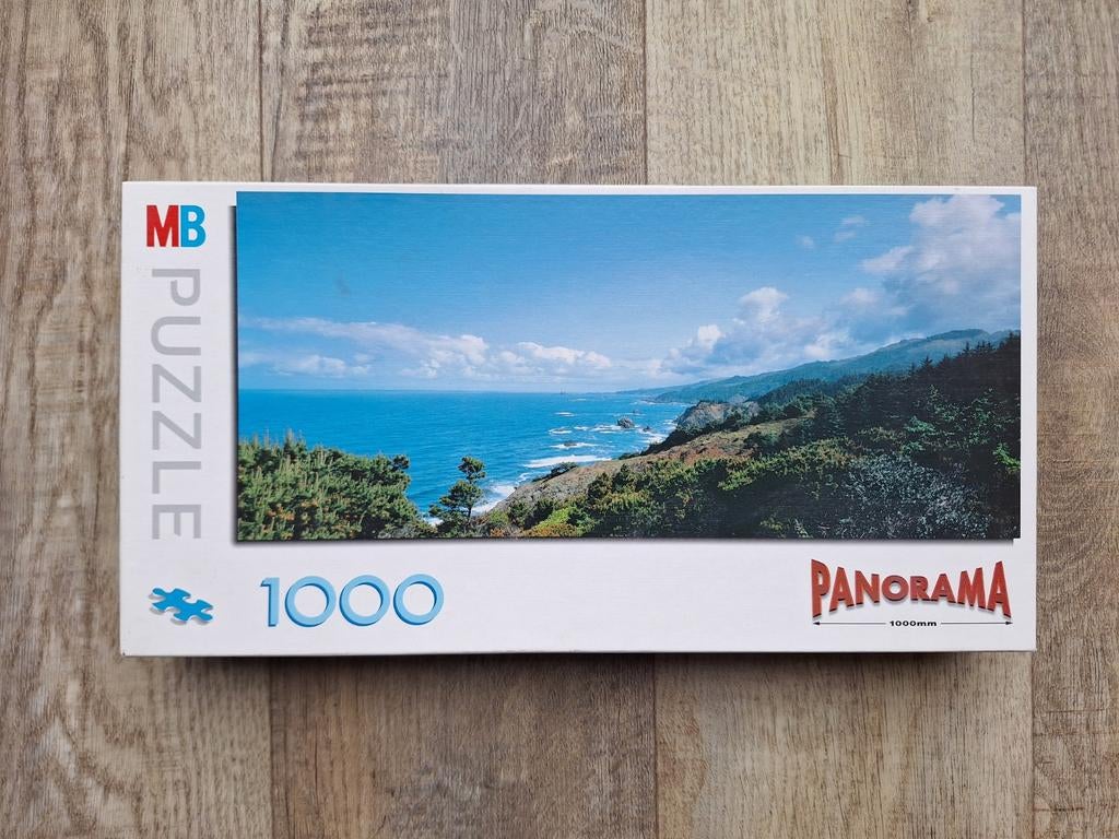 Nieuw! MB, Kust in Oregon USA, Panorama Puzzel 1000 stukjes, Ophalen of Verzenden, 500 t/m 1500 stukjes, Nieuw, Legpuzzel