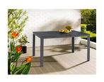 Nieuw! Livarno Houston tuintafel, aluminium/glas 140x92x74cm, Ophalen, Nieuw, Rechthoekig, Aluminium