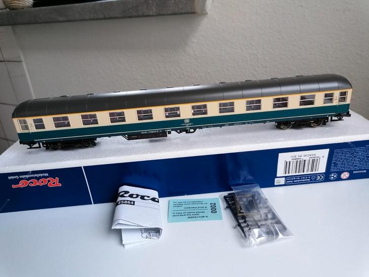 Roco H0. 1:87. DB IC/IC personenwagon. 1e klasse. 45864., Hobby en Vrije tijd, Modeltreinen | H0, Nieuw, Wagon, Gelijkstroom, Piko
