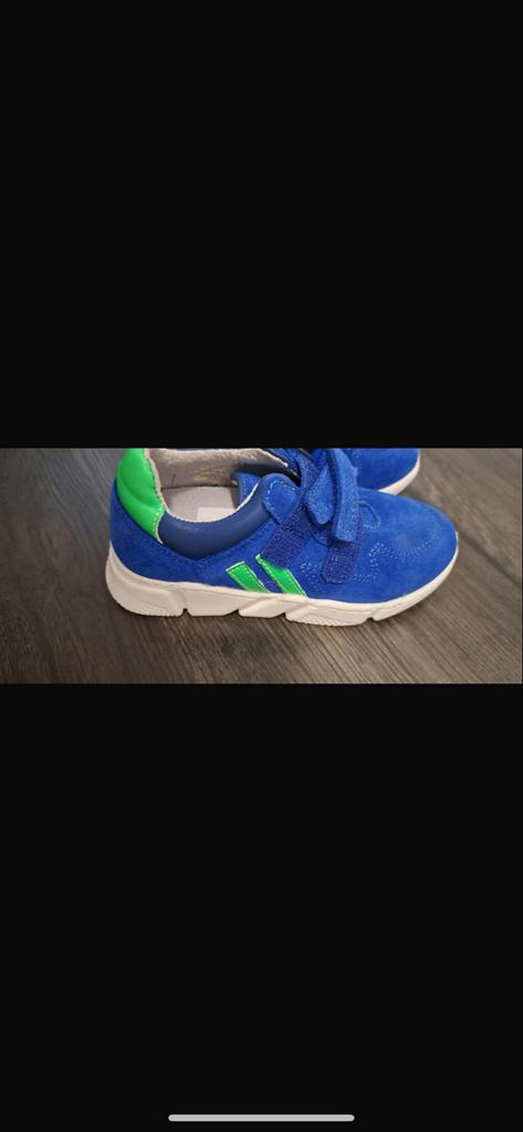 Blauwe kinderschoenen met klittenband - Maat 27, Ophalen, Gebruikt, Jongen of Meisje, Schoenen